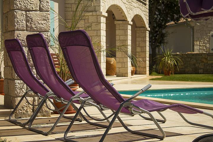 Location de vacances pour 6 personnes, avec piscine et jardin ainsi que bassin pour enfant et balcon à Bale (Croatie) - 4