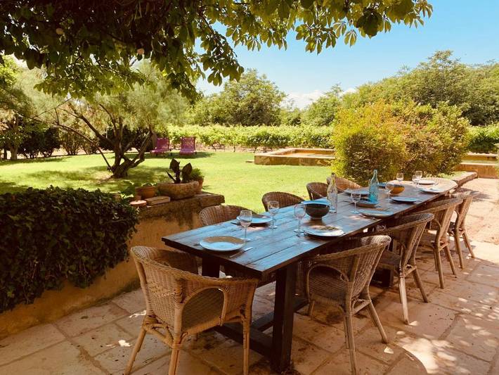 Location de vacances pour 12 personnes, avec vue ainsi que jardin et piscine à Saint-Pierre-de-Vassols - 2