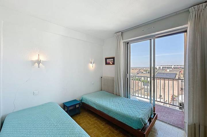 Ganze Wohnung, Schöne F2-Wohnung in Erstlinie mit Aufzug - 4 Pers - Palavas les Flots in Palavas-les-Flots, Mittelmeerküste (Frankreich)