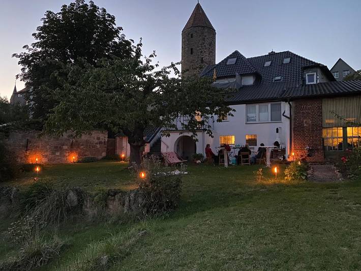 Ferienwohnung für 5 Personen, mit Balkon und Garten in Fritzlar