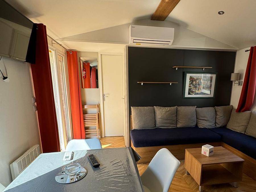 Tour Opérateur et particuliers sur camping Mar Estang - Mobilheim 6 personen - Mobilheim 2 Zimmer in Canet-en-Roussillon, Côte d'Améthyste