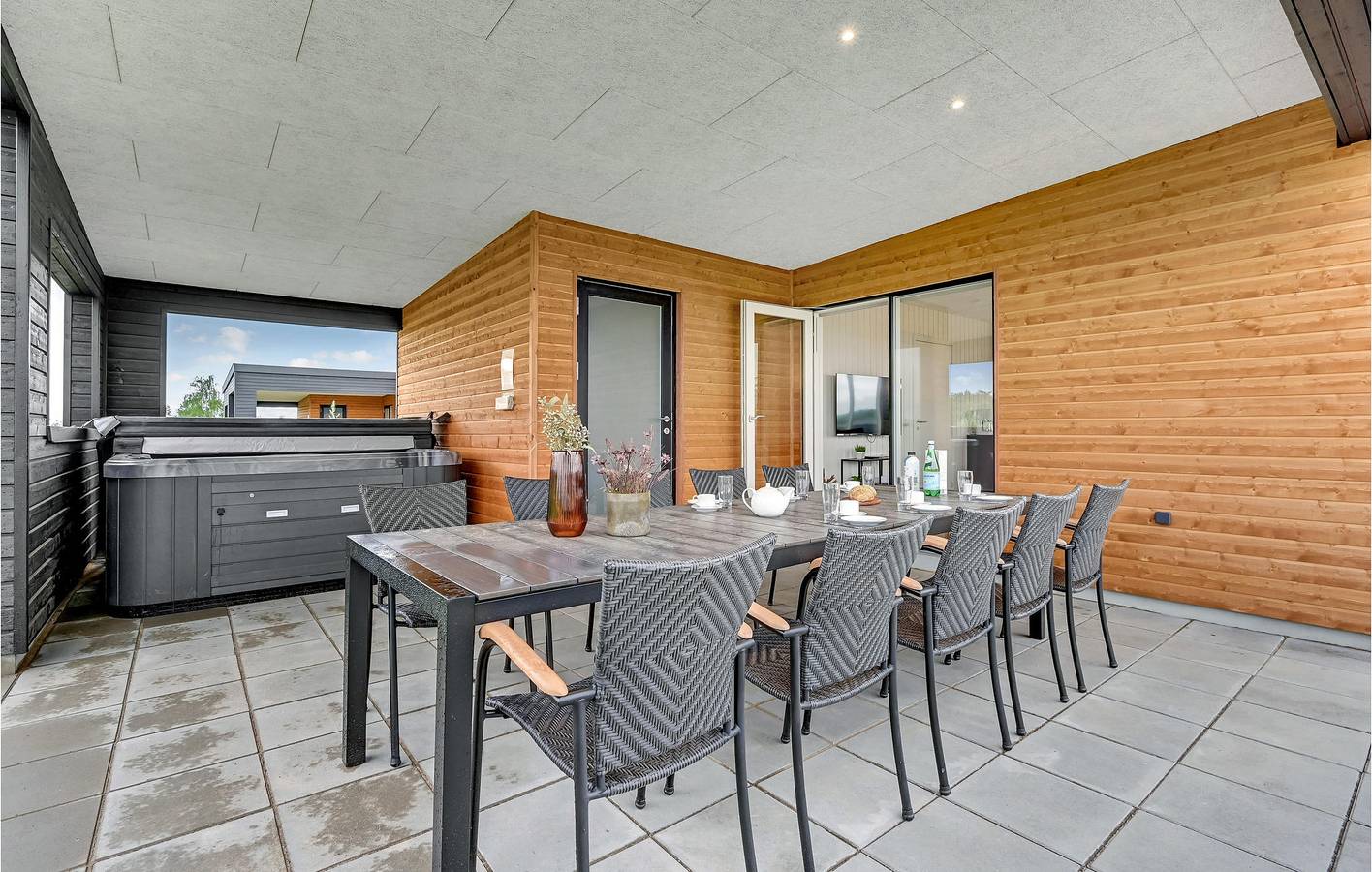 Feriehus for 10 personer med terrasse in Hjarbæk, Limfjord in Westjütland