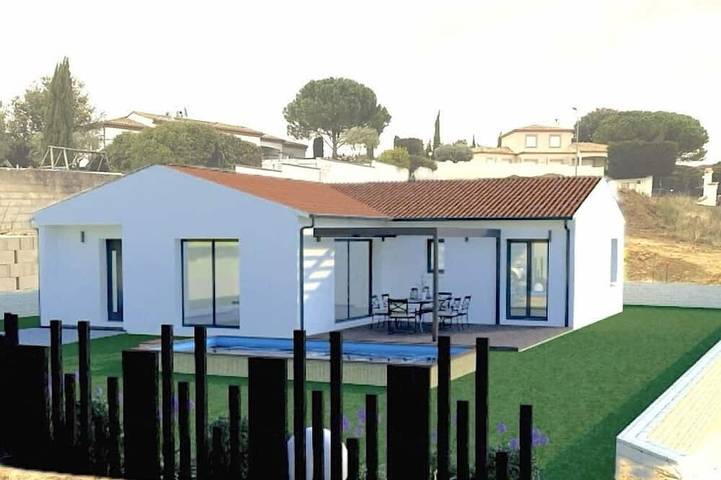 Villa pour 8 personnes, avec jardin et piscine à Carcassonne