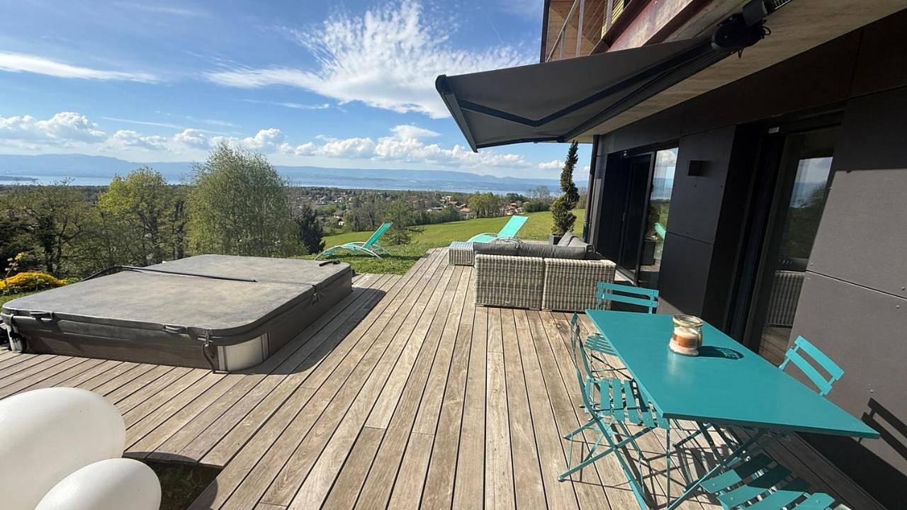 Appartement entier, Magnifique vue sur le Leman in Lyaud, Région de Thonon-les-Bains