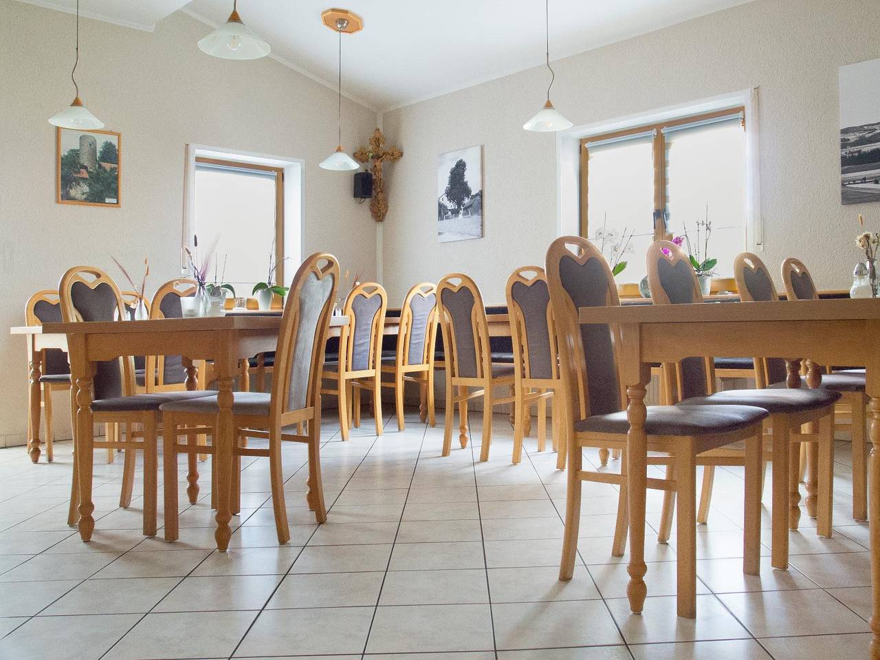 Landgasthof Benjamin - Galerie Wohnung 3 (45 qm)  mit Küche und kostenfreien Wlan in Treffelstein, Ostbayern