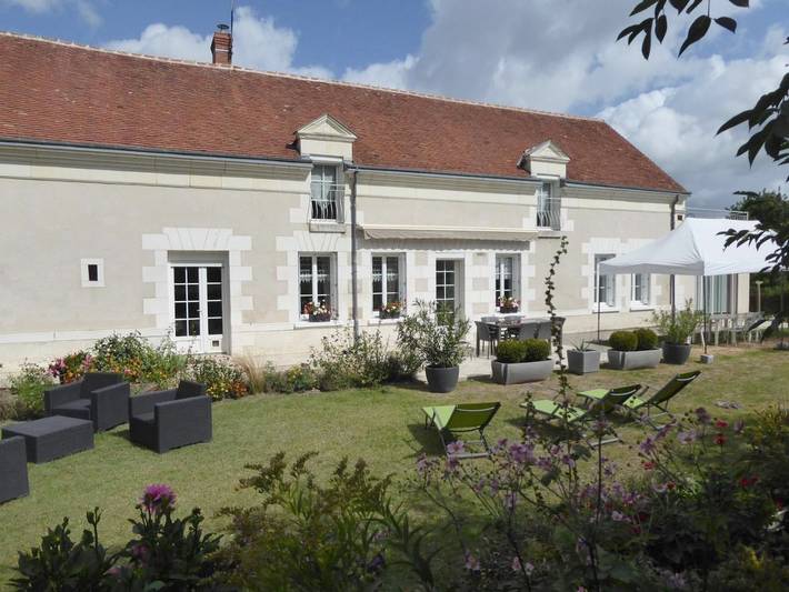 Chambre d’hôte pour 6 personnes, avec Terrasse ainsi que Jardin et Vue