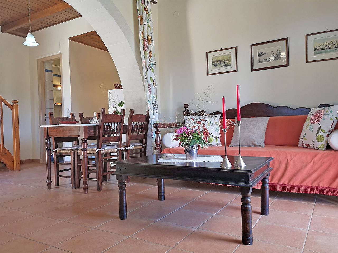Villa in Chania near Almyrida Beach in Douliana, Vamos