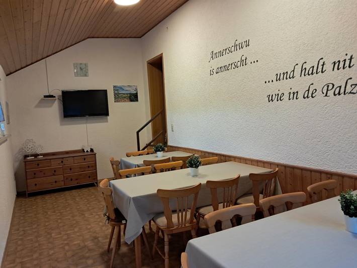 Ferienhaus, Dusche und Bad, Wc, 3 Schlafräume in Fischbach bei Dahn, Landkreis Südwestpfalz