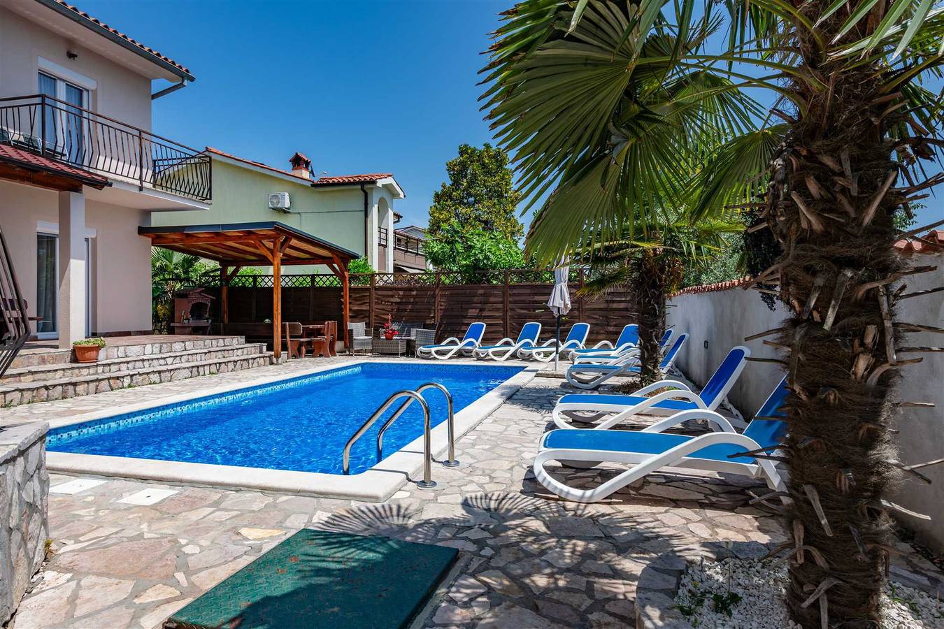 Villa Kiko in Vinez, Ostküste Istrien