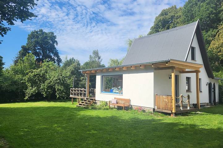 Ferienhaus für 3 Personen, mit Garten