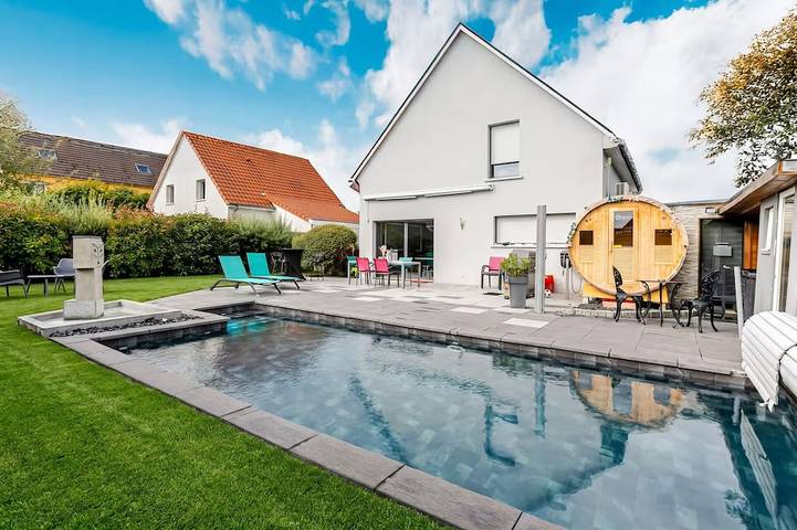 Location de vacances pour 8 personnes, avec jacuzzi et jardin, animaux acceptés à Furdenheim