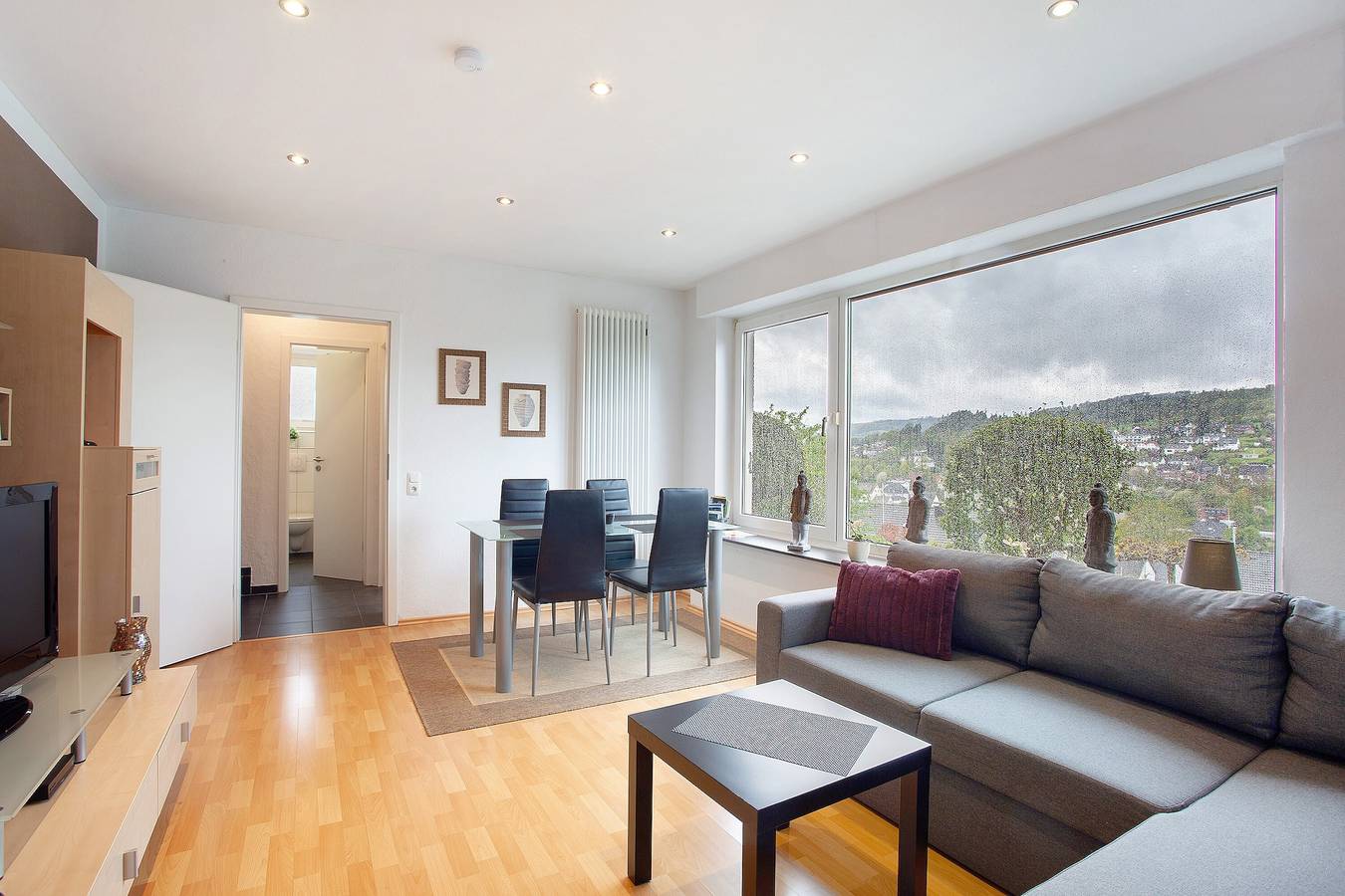 Apartamento inteiro, Apartamento "Keil" com vista para a montanha, terraço privado e Wi-Fi in Balve, Lago Sorpesee