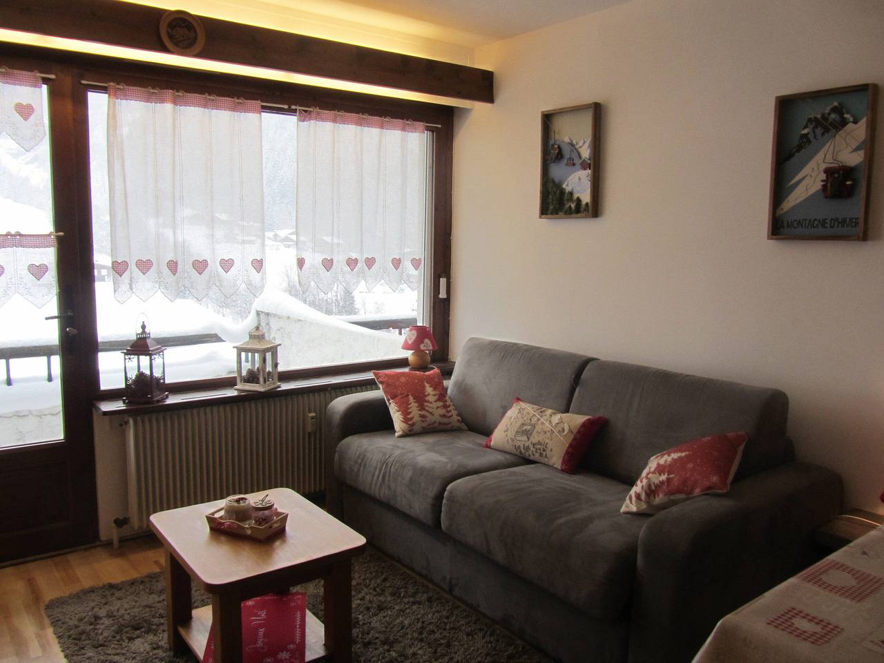 Ganzes Studio, Studio für 4 im Dorfzentrum mit Terrasse in Les Contamines-Montjoie, Pays du Mont-Blanc