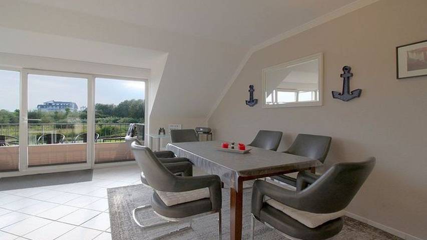 Ferienwohnung für 4 Personen, mit Balkon in Wremen - 3