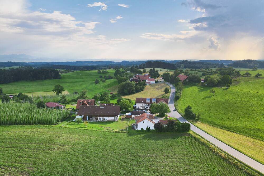 Ganze Wohnung, Ferienhof Metzler 1 Zi. Appartement Apfel in Bodnegg, Region Bodensee-Oberschwaben
