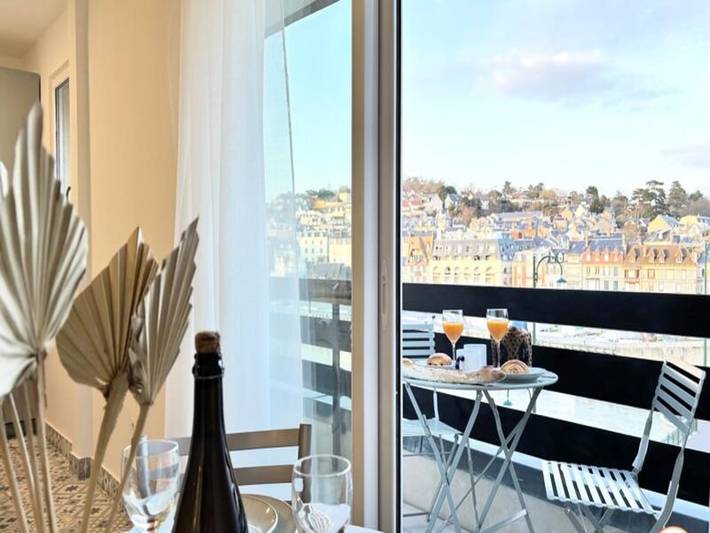 Gîte pour 4 personnes, avec balcon, adapté aux familles dans Gare de Trouville - Deauville - 2