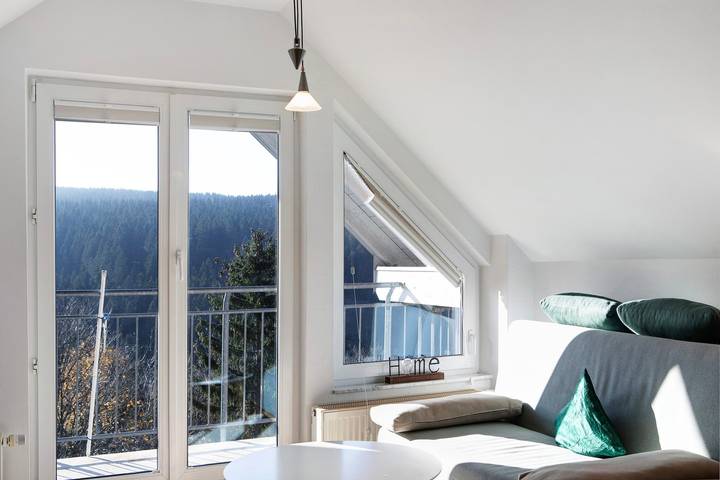 Ferienwohnung für 2 Personen, mit Balkon und Sauna am Rennsteig - 3