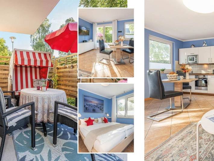 Ferienwohnung für 2 Personen, mit Terrasse in Ückeritz