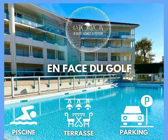 Gîte pour 4 personnes, avec jardin et piscine dans Golf De La Nivelle