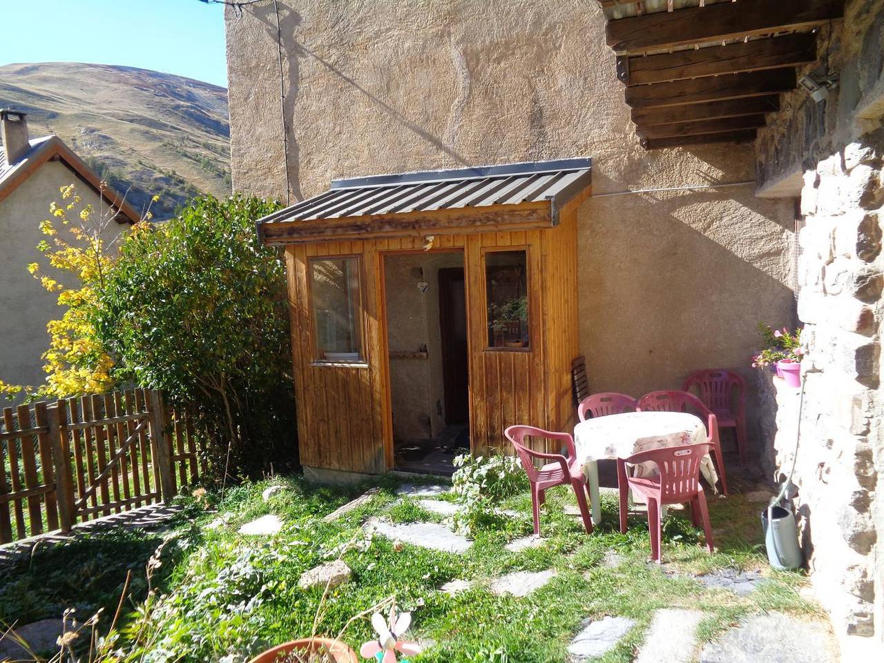 Gîte voor 3 personen met terras in Les Hieres, La Grave