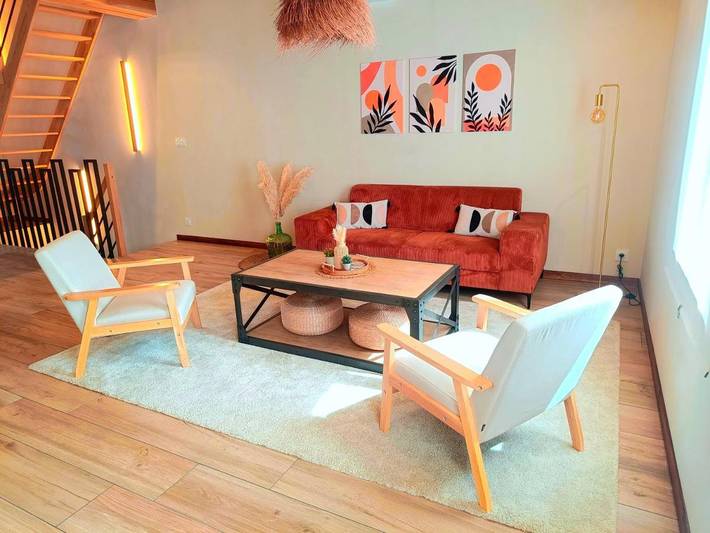 Gîte pour 2 personnes, avec jacuzzi et jardin, animaux acceptés à Montvicq