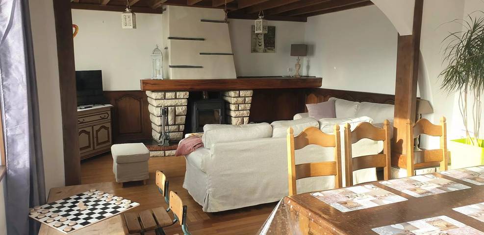 Gîte pour 6 personnes, avec jardin