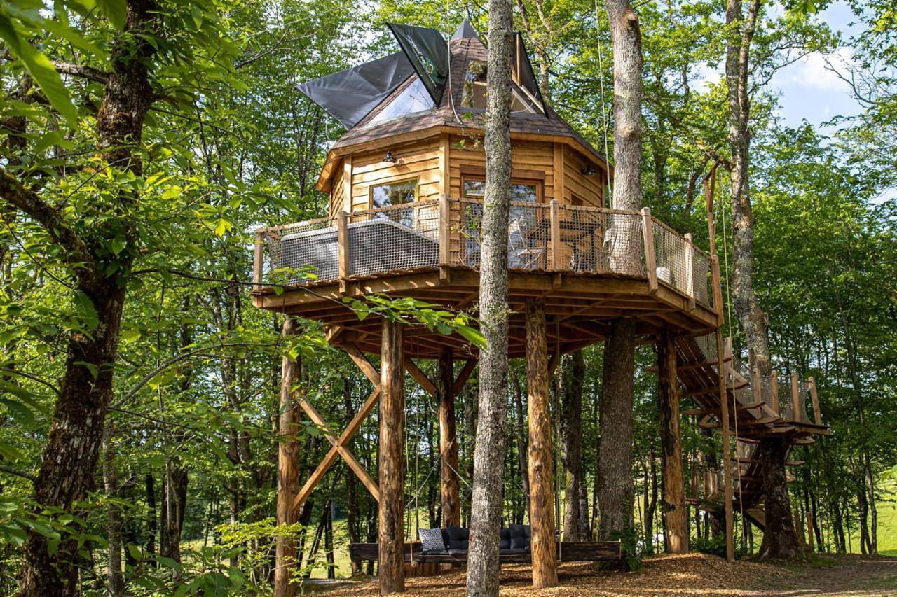 Nid'en'Ô cabanes et spa Lot et Dordogne in Lamothe-Fénelon, Quercy