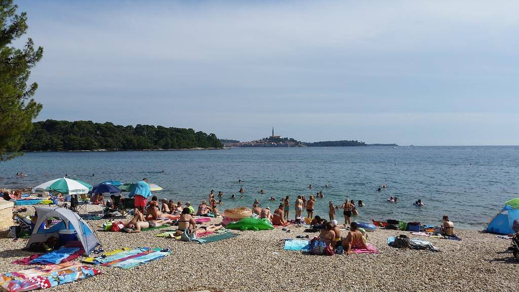Hel studio-lejlighed, Studioapartment in Rovinj mit Terrasse, Klimaanlage, W-Lan, Waschmaschine (4686-5) in Rovinj Riviera, Rovinj