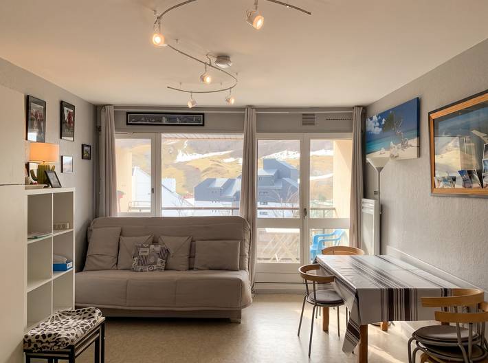 Ganze Wohnung, Gemütliche Wohnung mit Bergblick in Eaux-Bonnes 34 m² in Gourette, Eaux-Bonnes