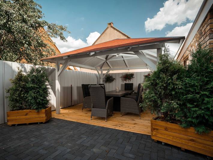 Ferienwohnung für 4 Personen, mit Balkon und Terrasse sowie Garten und Seeblick in Geierswalde - 2