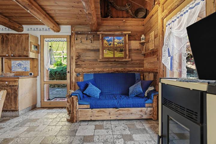 Chalet « Baita Mas Sternai » avec vue montagne, jardin privé et Wi-Fi in Rabbi, Parc national du Stelvio