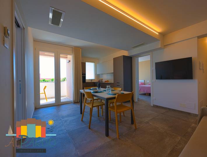 Vakantiewoning voor 5 personen, met balkon/terras en uitzicht in Rosolina Mare