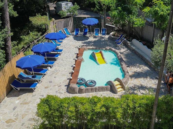 Camping Village Santa Fortunata - Mobilhome 2 personas in spiaggia La Tonnarella, Sorrento