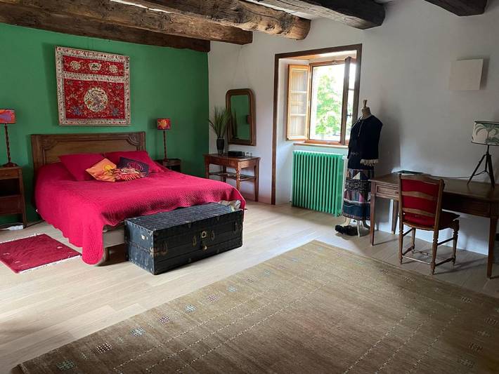 Chambre d’hôte pour 2 personnes, avec vue et piscine ainsi que jardin et sauna à Pommerit-Jaudy