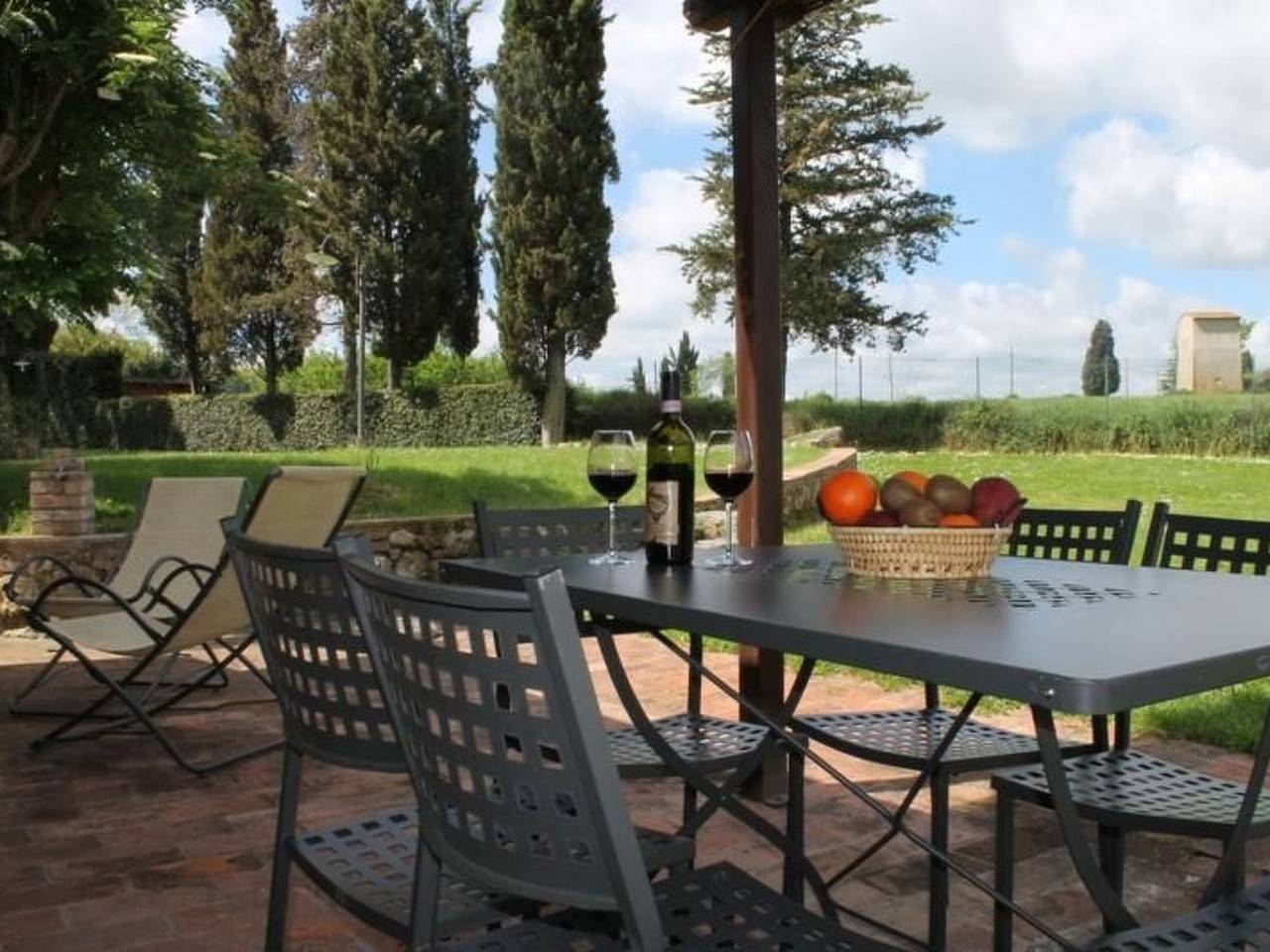 Appartamento intero, Wohnung "Santinovo pergola in Mensanello, Colle di Val d'Elsa