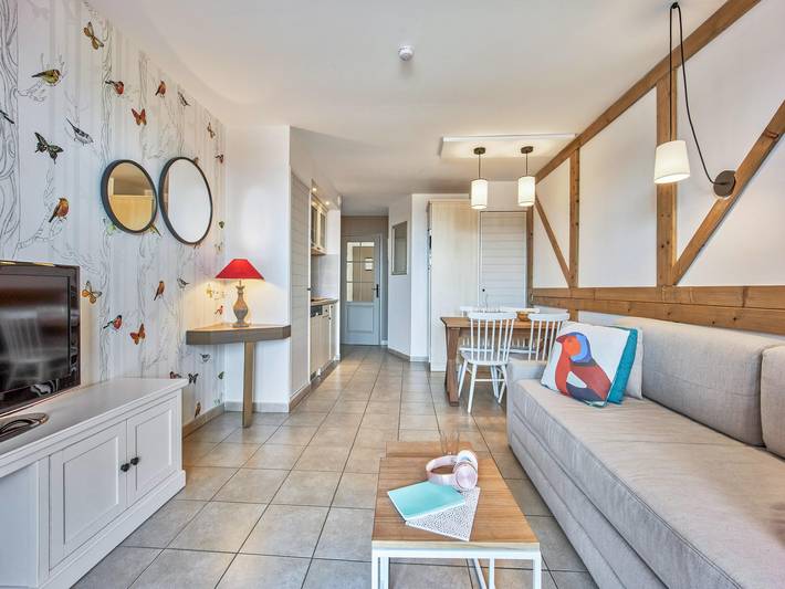 Ferienwohnung für 2 Personen, mit Balkon/Terrasse und Pool sowie Sauna in der Normandie