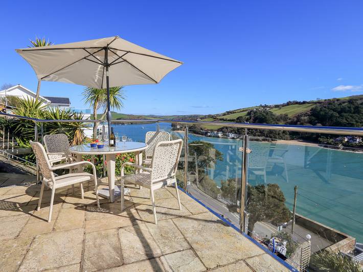 Log cabin for 6 people, with Terrace in Salcombe