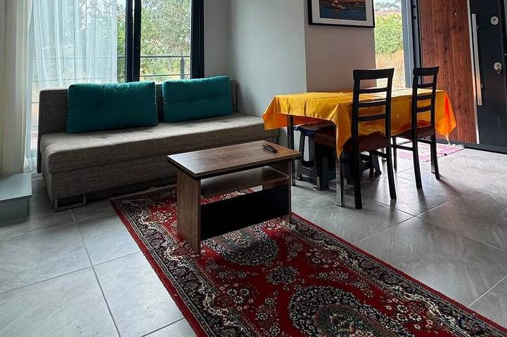 Ganze Wohnung, 1+1 Wohnung mit Privatgarten im Zentrum von Avşa Insel, nah am Meer in Marmararegion