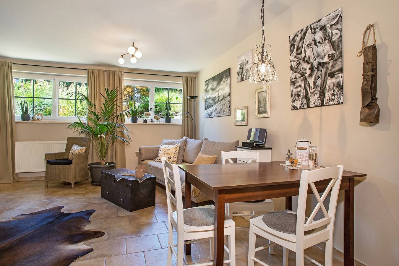 Ganze Wohnung, Apartment 'Lilian' mit Gemeinschaftsgarten und Wlan in Ravensburger Spieleland, Meckenbeuren