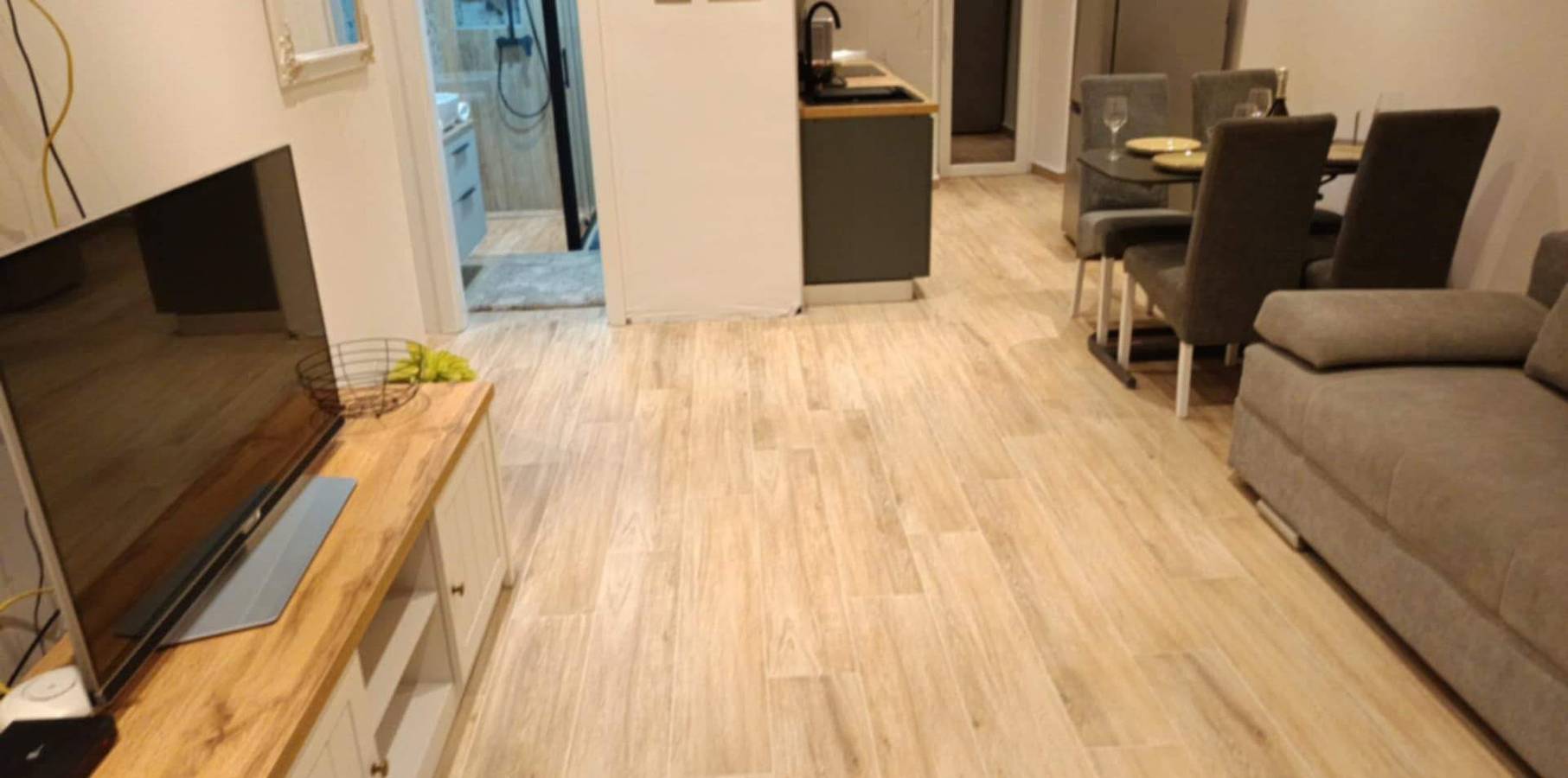 Ganze Wohnung, 2-Zimmer-Ferienwohnung mit Terrasse und Meerblick Metajna, Pag A-4161-a in Metajna, Pag