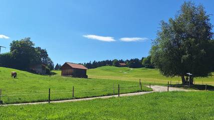 Ferienwohnung für 2 Personen, mit Terrasse und Garten in Rettenberg