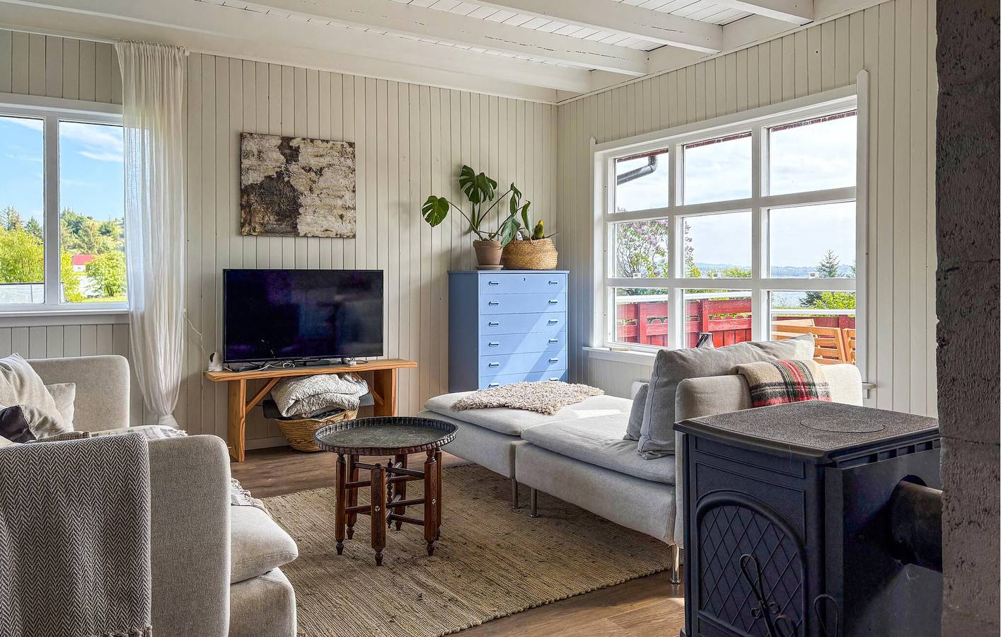 Ferienhaus für 5 Personen mit Terrasse in Rennesøy
