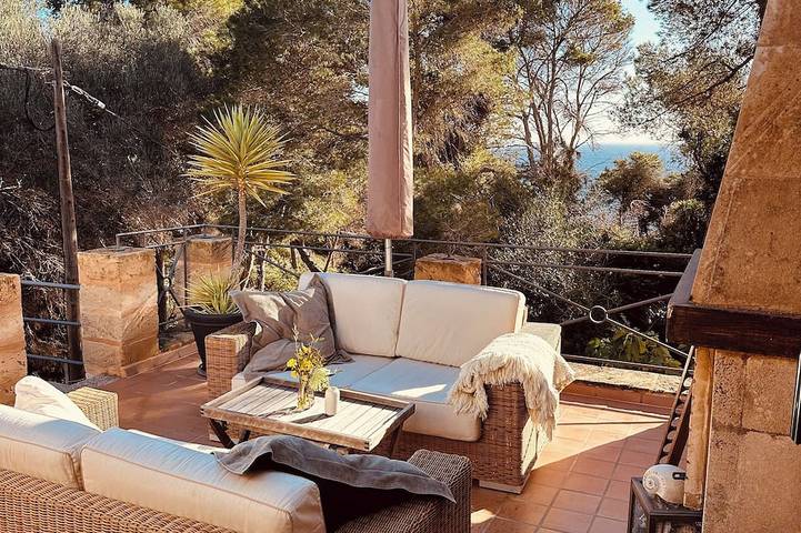 Ferienhaus für 4 Personen, mit Balkon und Garten in Cala Llombards