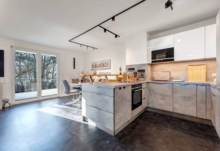Ganze Wohnung, Entspannen im modernen Maisonette-Apartment mit Haffblick in Zirchow, Usedom