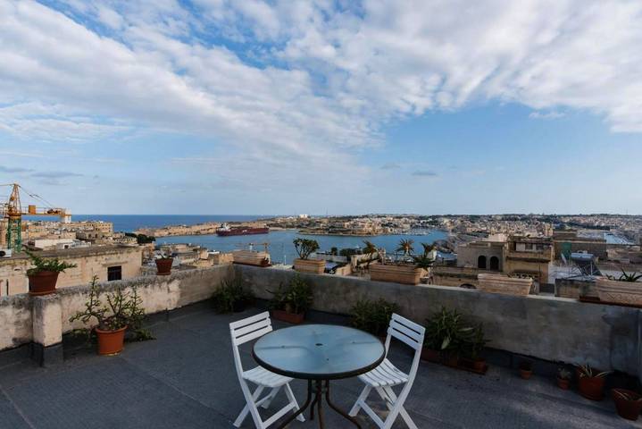 Vakantieappartement voor 3 personen, met terras en uitzicht in Malta