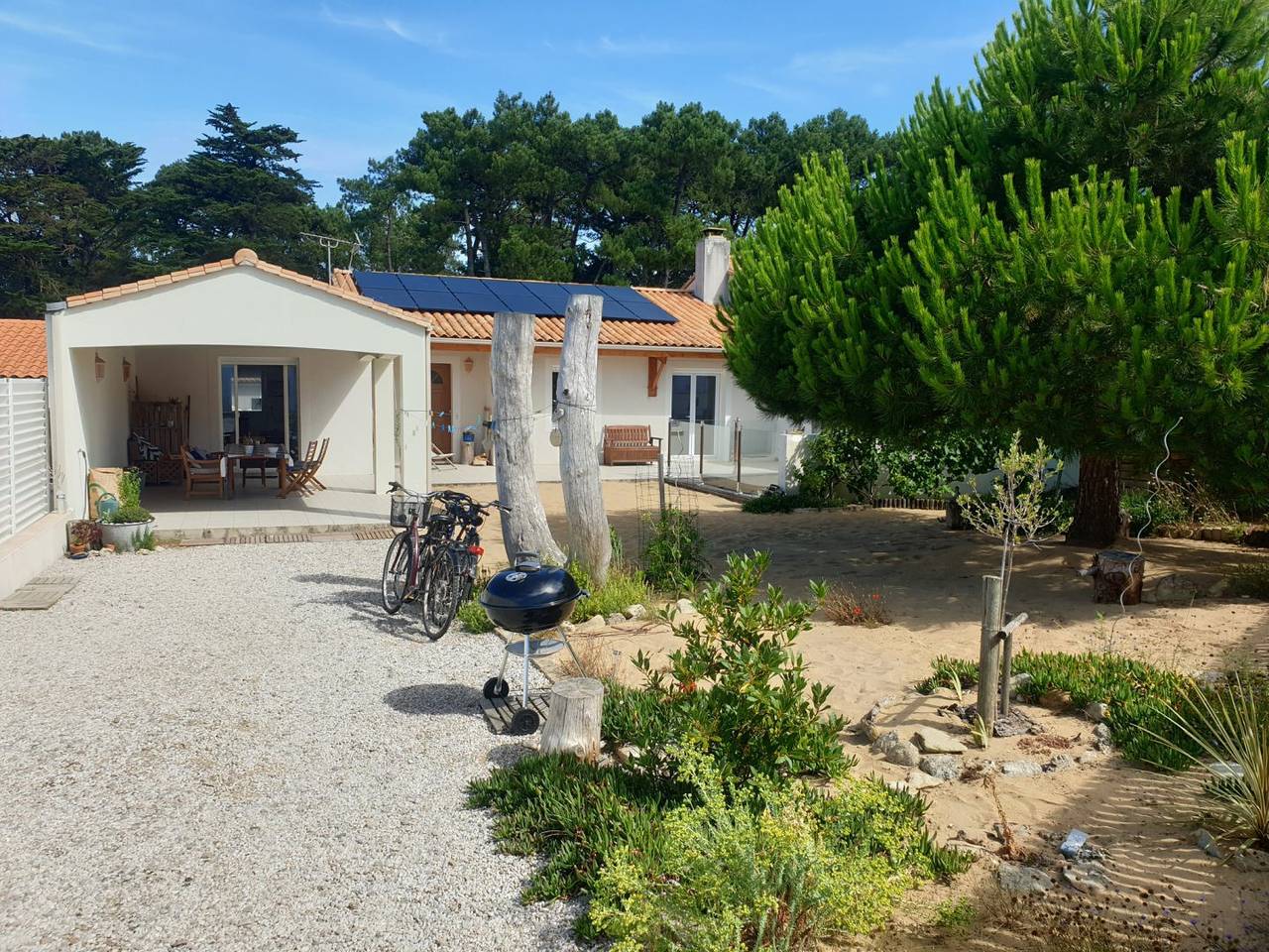 Maison de bord de mer, climatisée, avec spa extérieur in La Tranche-sur-Mer, Vendée