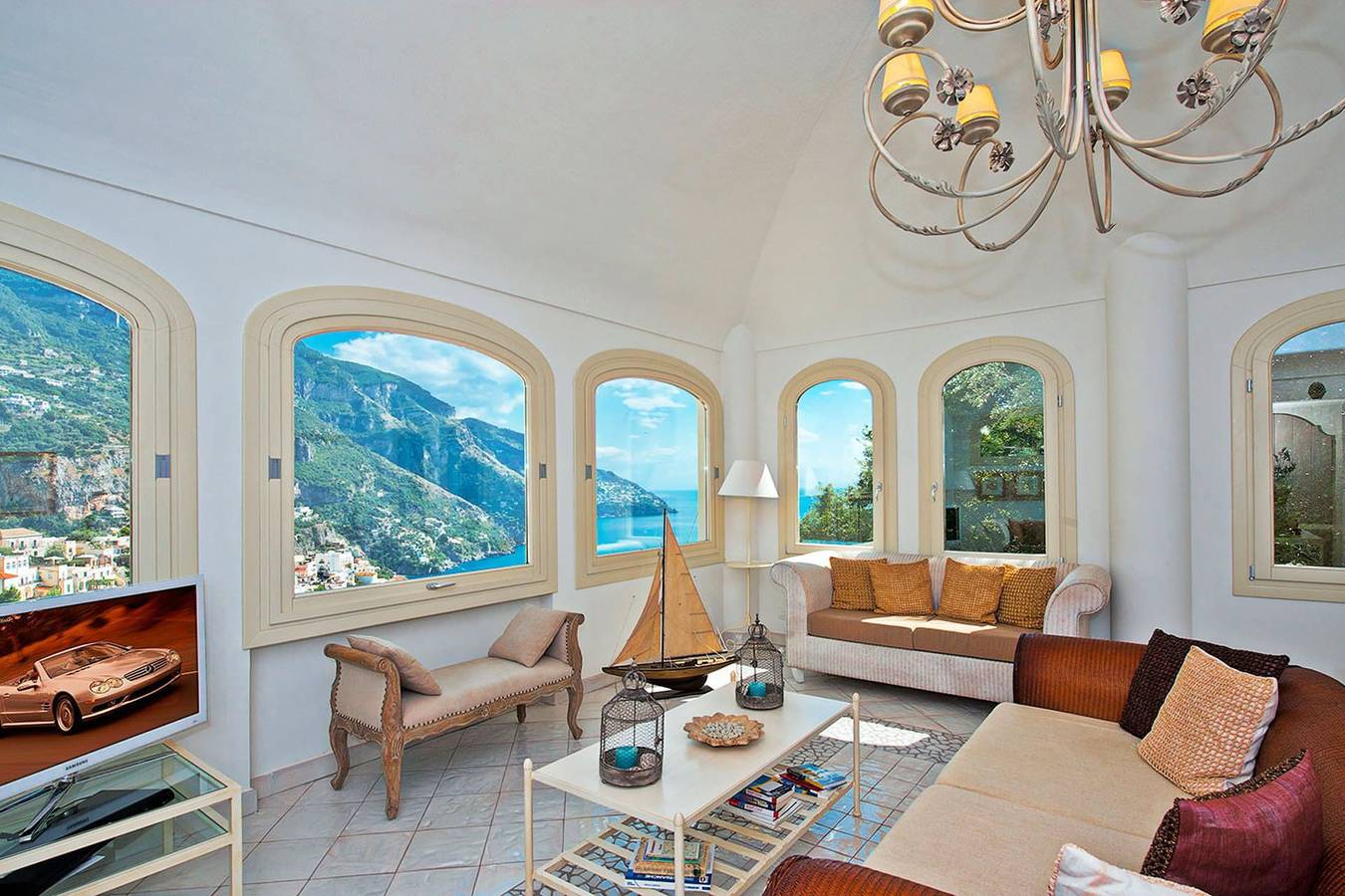 Villa für 12 Personen mit Terrasse in Spiaggia Fornillo, Positano