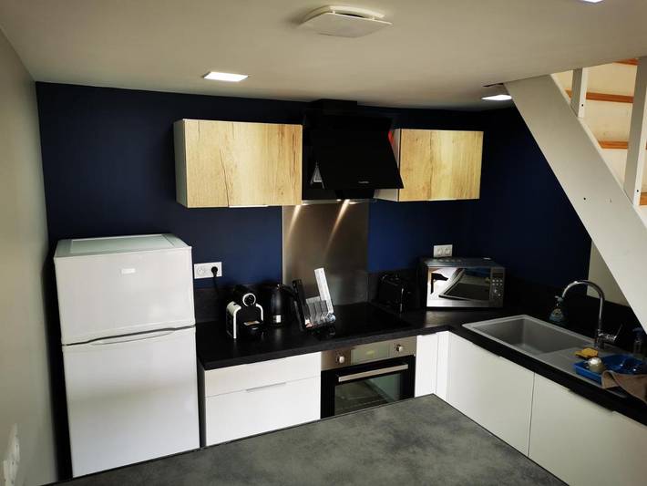 Appartement de vacances pour 3 personnes, avec jardin