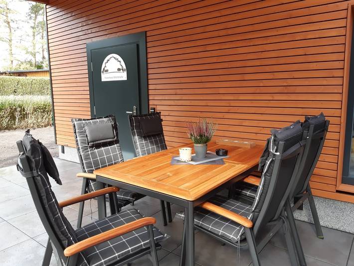 Ferienhaus für 4 Personen, mit Seeblick und Garten in Havelland