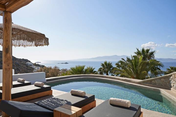 Villa pour 22 personnes, avec vue sur l’océan et jardin dans Naxos - 4